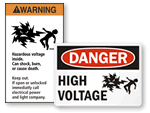 Electrical Safety Signs - Assured Best Prices