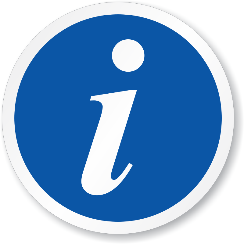 Tourist Information Symbol ISO Circle Sign Easy To Order SKU IS 