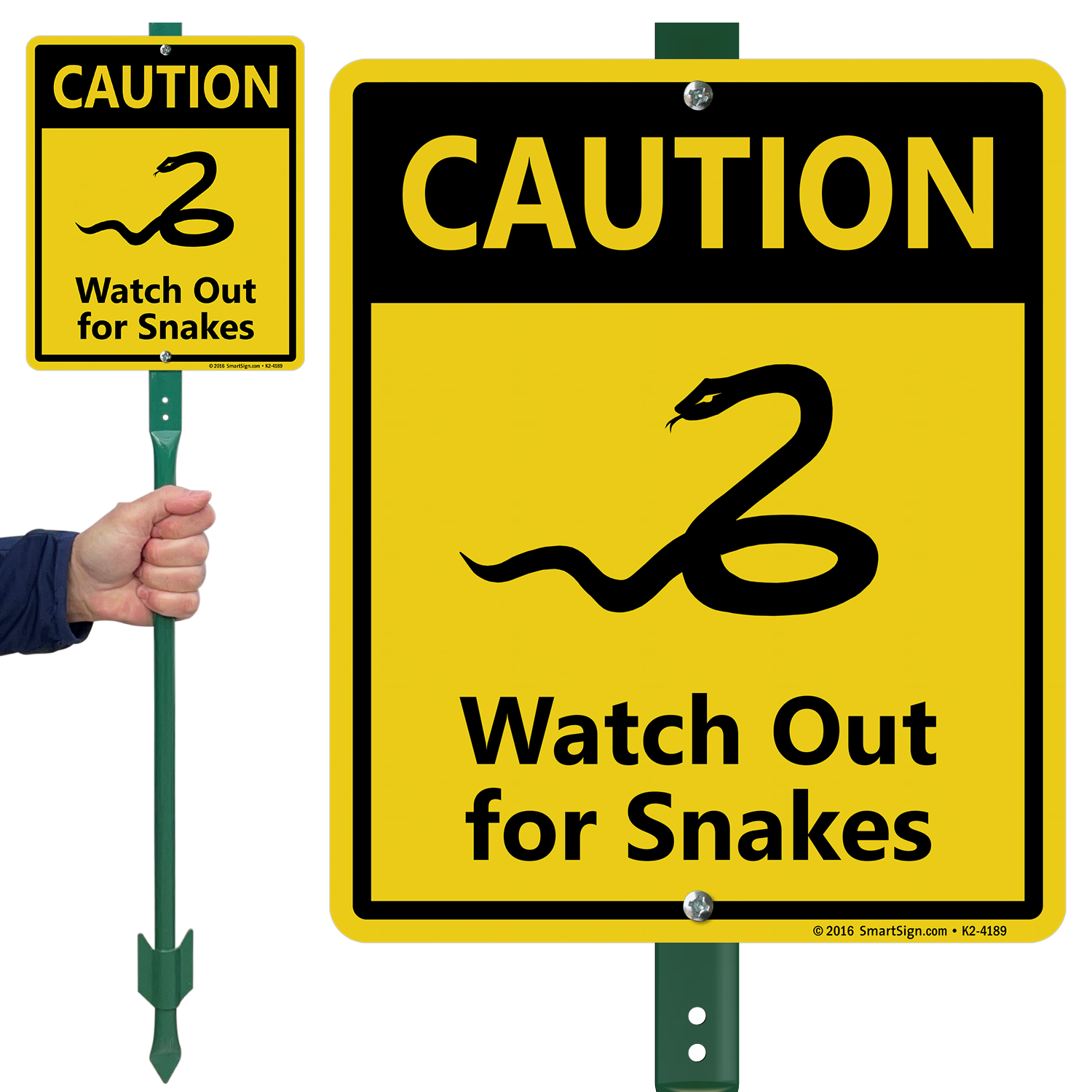 Snake Warning Signs MySafetySign
