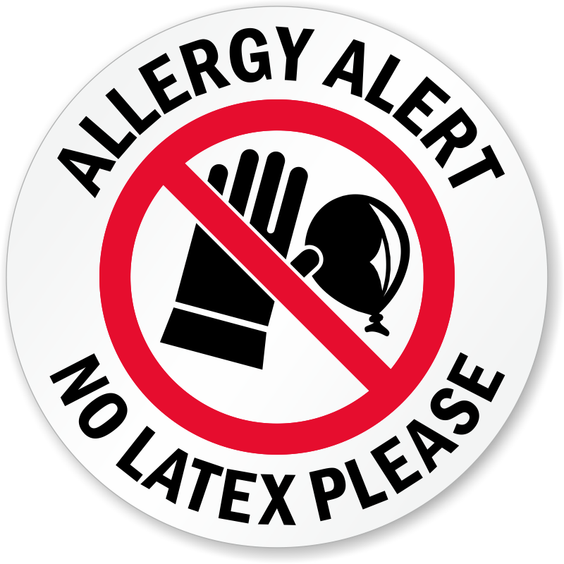 allergy-alert-no-latex-please-door-decal-signs-sku-lb-2976