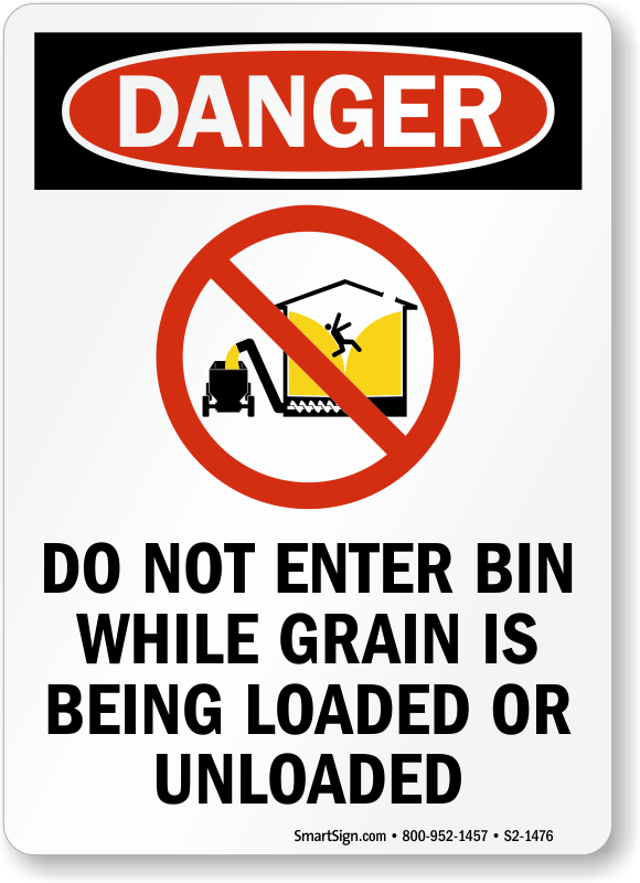 Grain Silo Safety Signs Mysafetysign