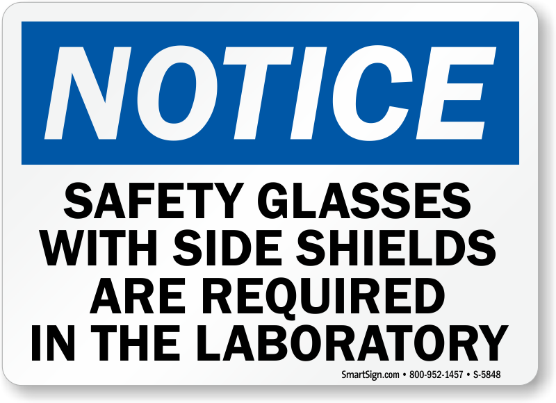 Lab Safety Signs MySafetySign