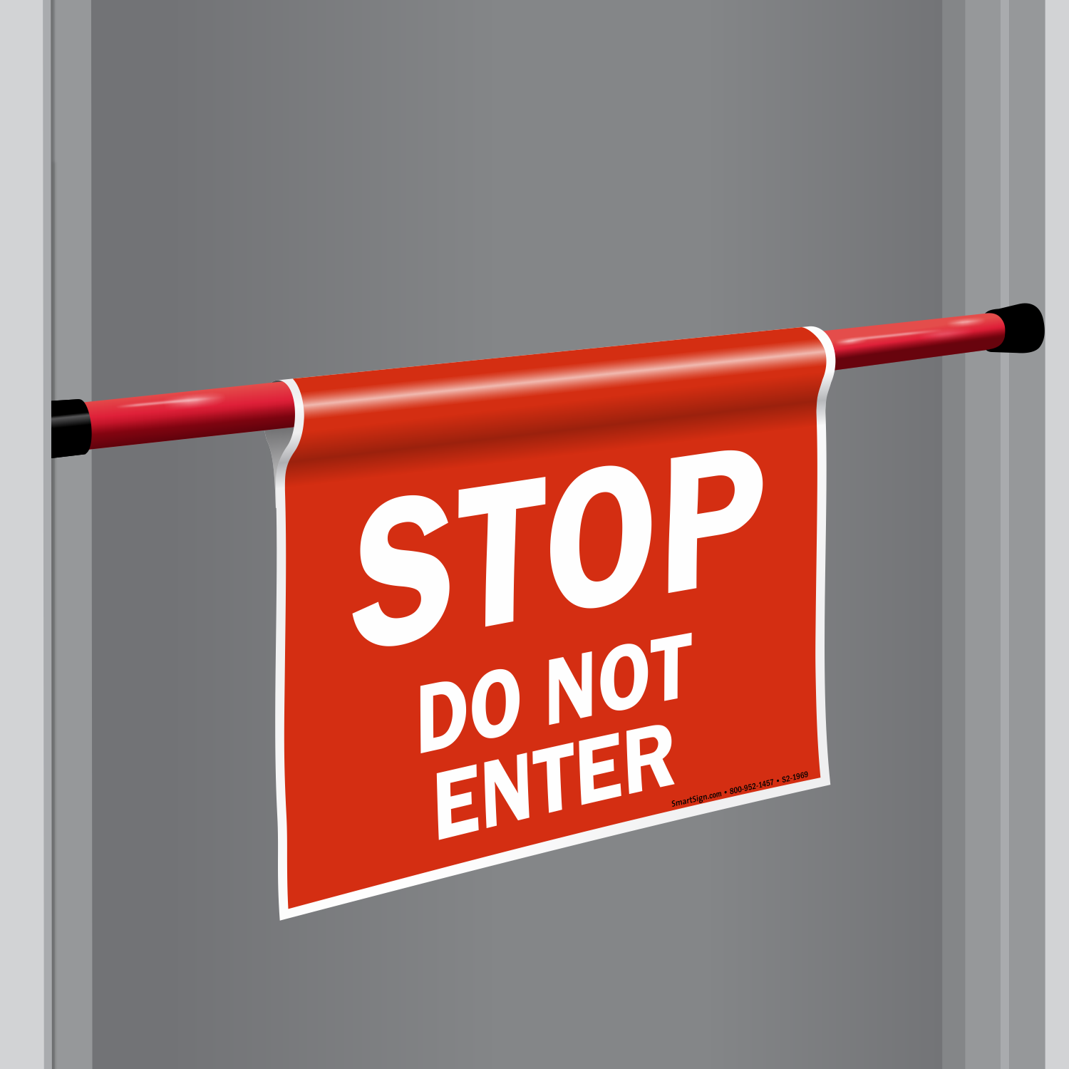 DoorBoss Signs: Portable, Lightweight Safety Barriers