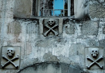 Skull and Crossbones used as a symbol of death