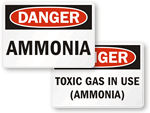 Ammonia Safety Signs