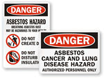 Asbestos Area Signs
