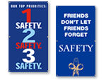 Avoid Accidents Banners
