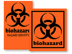 Biohazard Hazmat Labels