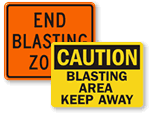 Blasting Signs