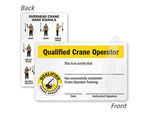 Certification Cards for Crane Operators