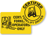 Certified Forklift Operators