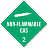 Class 2 Non-Flammable Gas Placards