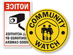 Community Watch Stickers