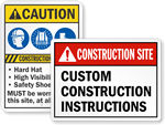 ANSI Construction Signs