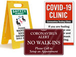 COVID 19 Signs for Hospitals and Medical Offices