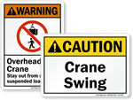 Crane Safety Signs