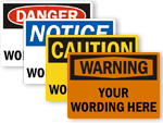 Customized Safety Signs – Durable, 3M-Quality for Any Workplace