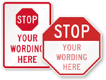 Custom Stop Sign Templates