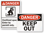 Danger Safety Signs