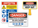 Construction Signs | Construction Safety Signs | 1000s of Designs