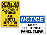 Keep Panel Clear Signs