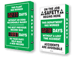 Electronic Shine a Day™ Safety Scoreboards