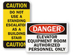 Elevator Safety Labels