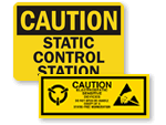 ESD Warning Signs & Labels