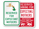 Expectant Mother Parking Signs