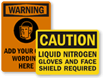Face Shield Required Signs