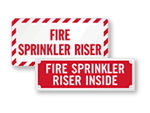 Fire Riser Signs