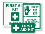 First Aid Kit Signs