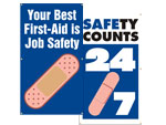 First Aid Safety Banners