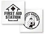 First Aid Stencils