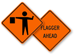 Flagger Signs