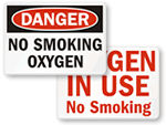 Flammable Oxygen Signs