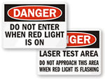 Do Not Enter - Flashing Light