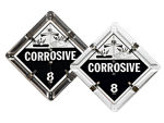 Flip-n-Lock™ Corrosive Placards
