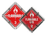 Flip-n-Lock™ Flammable Placards