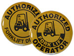 Forklift Certification Buttons