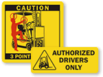 Forklift Safety Labels