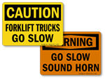 Forklift Speed Limit Signs