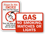 Flammable Gas Signs