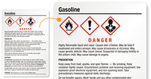 Free Gasoline Labels