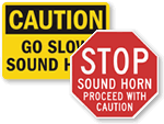 Sound Horn Signs
