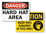 Hard Hat Area Signs