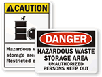 Hazardous Waste Storage Area