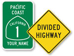 Highway Road Signs