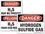 Hydrogen Sulfide Signs