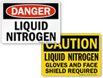 Liquid Nitrogen Signs